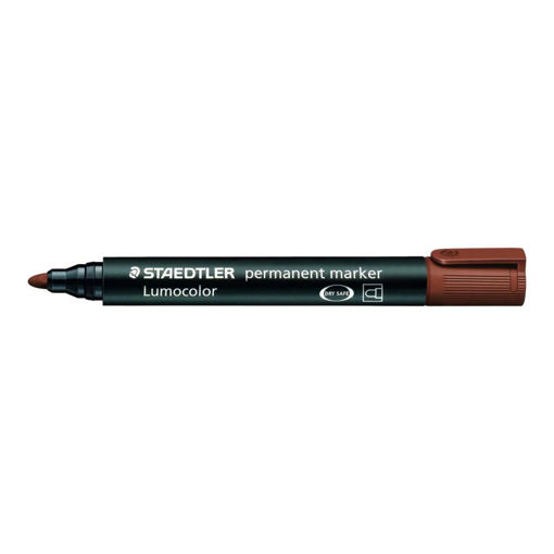 Picture of ST PERMANENT MARKER BULLET BROWN